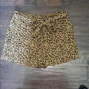 Cheetah print shorts size XXL